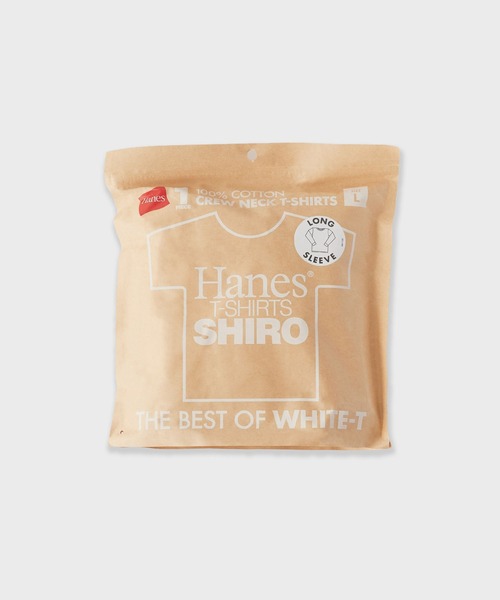 HANES(ヘインズ)の「Hanes 1P SHIRO L/S T-SHIRT / HM4-A201,HM4A201 秋服 冬服(Tシャツ/カットソー・メンズ・ホワイト・S/M/L/XL)」の16枚目の写真