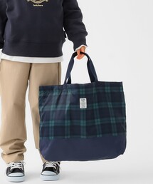 SHIPS Colors（シップス カラーズ）の「SHIPS Colors:〈洗濯機可能〉チェック キルティング レッスン バッグ◇（トートバッグ）」