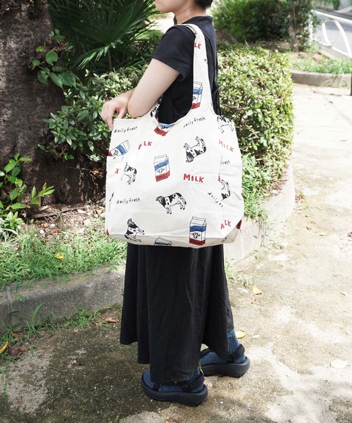 GLOBAL FORME CONCRETE(グローバルフォルムコンクリート)の「【AND PACKABLE】MBO ツイルマルシェバッグ(エコバッグ/サブバッグ・メンズ・ブルー/グリーン/ライトグリーン/ホワイト・FREE)」の21枚目の写真