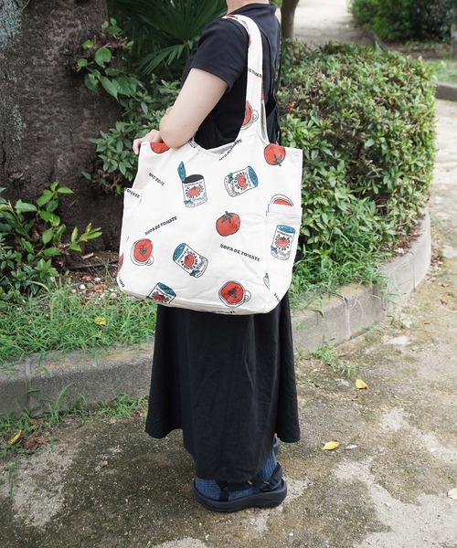 GLOBAL FORME CONCRETE(グローバルフォルムコンクリート)の「【AND PACKABLE】MBO ツイルマルシェバッグ(エコバッグ/サブバッグ・メンズ・ブルー/グリーン/ライトグリーン/ホワイト・FREE)」の17枚目の写真