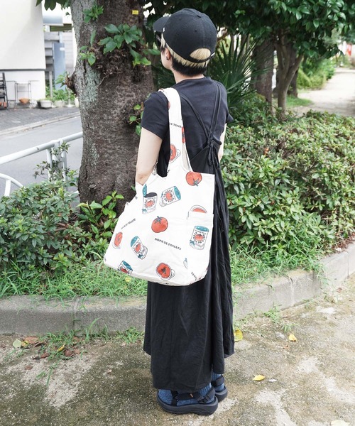 GLOBAL FORME CONCRETE(グローバルフォルムコンクリート)の「【AND PACKABLE】MBO ツイルマルシェバッグ(エコバッグ/サブバッグ・メンズ・ブルー/グリーン/ライトグリーン/ホワイト・FREE)」の18枚目の写真
