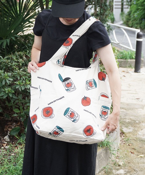 GLOBAL FORME CONCRETE(グローバルフォルムコンクリート)の「【AND PACKABLE】MBO ツイルマルシェバッグ(エコバッグ/サブバッグ・メンズ・ブルー/グリーン/ライトグリーン/ホワイト・FREE)」の19枚目の写真