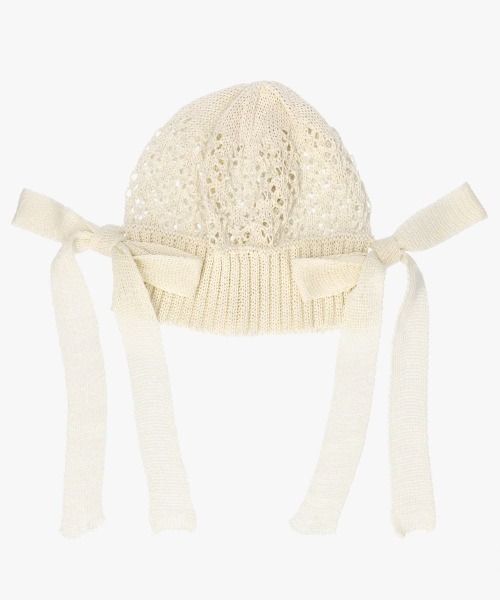 kaorinomori（カオリノモリ）の「kaorinomori  ラメルニット リゼ / カオリノモリ（ニットキャップ/ビーニー・レディース・ホワイト/モカ/ネイビー・FREE）」の7枚目の写真