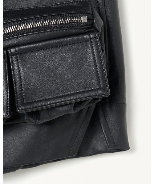 FORSOMEONE(フォーサムワン)の「FORSOMEONE TACTICS SHORTS LEATHER(その他パンツ・メンズ・ブラック・48/50)」の11枚目の写真