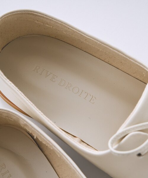 RIVE DROITE（リヴドロワ）の「予約【ハンサムに履ける】レースアップシューズ（その他シューズ・レディース・アイボリー/ダークブラウン・38/36/37）」の12枚目の写真