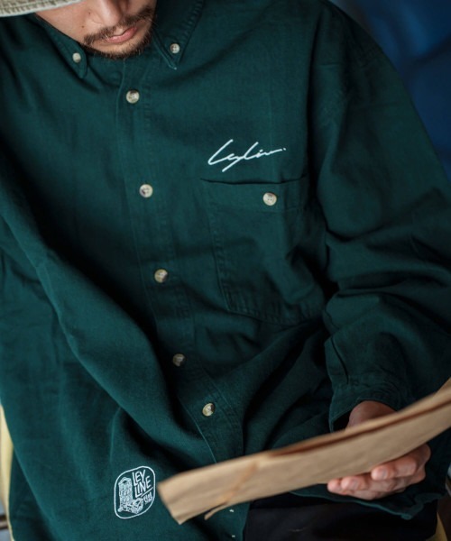 Leyline(レイライン)の「【Leyline】Heavyweight Denim Shirts(シャツ/ブラウス・メンズ・ブラウン/インディゴブルー・M/L/XL)」の6枚目の写真