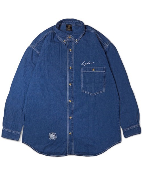 Leyline(レイライン)の「【Leyline】Heavyweight Denim Shirts(シャツ/ブラウス・メンズ・ブラウン/インディゴブルー・M/L/XL)」の11枚目の写真