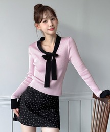 ニット/セーター（パープル/紫色系・リボン）ファッション通販 - ZOZOTOWN