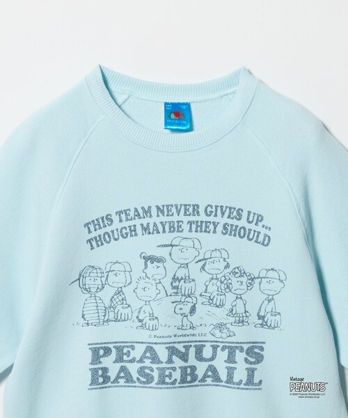 FRUIT OF THE LOOM(フルーツオブザルーム)の「<FRUIT OF THE LOOM×PEANUTS>スウェット 5分袖 / キッズ 140cm-150cm(Tシャツ/カットソー・キッズ・ダークグレー/ライトブルー/オフホワイト・140cm/150cm)」の13枚目の写真