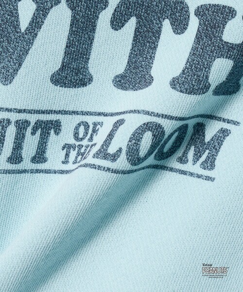FRUIT OF THE LOOM(フルーツオブザルーム)の「<FRUIT OF THE LOOM×PEANUTS>スウェット 5分袖 / キッズ 140cm-150cm(Tシャツ/カットソー・キッズ・ダークグレー/ライトブルー/オフホワイト・140cm/150cm)」の15枚目の写真