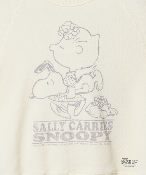 FRUIT OF THE LOOM(フルーツオブザルーム)の「<FRUIT OF THE LOOM×PEANUTS>スウェット 5分袖 / キッズ 140cm-150cm(Tシャツ/カットソー・キッズ・ダークグレー/ライトブルー/オフホワイト・140cm/150cm)」の18枚目の写真