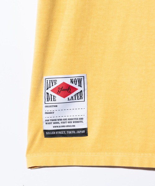 glamb(グラム)の「Pigment Body T-Shirt / ピグメントボディTシャツ(Tシャツ/カットソー・メンズ・ホワイト/グリーン/ブラック/イエロー・M/L)」の17枚目の写真