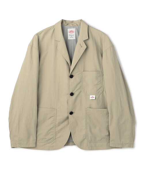 DANTON(ダントン)の「Men’s Nylon Tusser Tailored Jacket(テーラードジャケット・メンズ・ベージュ/ネイビー/グレイッシュベージュ/ブルー・40/42/38/44)」の2枚目の写真