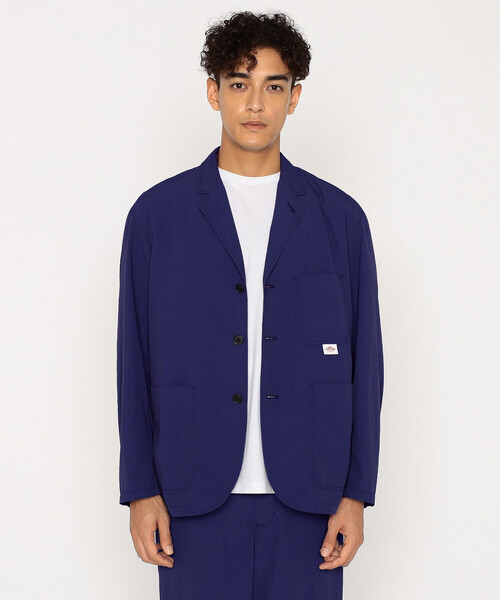 DANTON(ダントン)の「Men’s Nylon Tusser Tailored Jacket(テーラードジャケット・メンズ・ベージュ/ネイビー/グレイッシュベージュ/ブルー・40/42/38/44)」の7枚目の写真