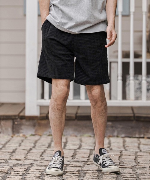 CAMBIO(カンビオ)の「mp14676-Jacquard Short Pants ショートパンツ(CAM26SS-030)(その他パンツ・メンズ・ブラック/ネイビー/ベージュ・M/S/L)」の11枚目の写真