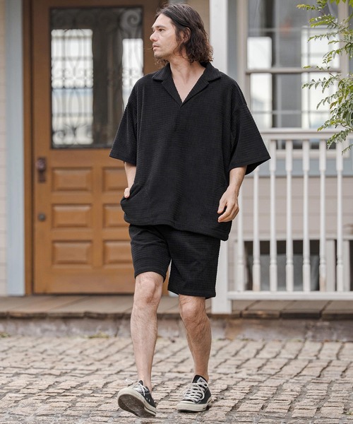 CAMBIO(カンビオ)の「mp14676-Jacquard Short Pants ショートパンツ(CAM26SS-030)(その他パンツ・メンズ・ブラック/ネイビー/ベージュ・M/S/L)」の13枚目の写真