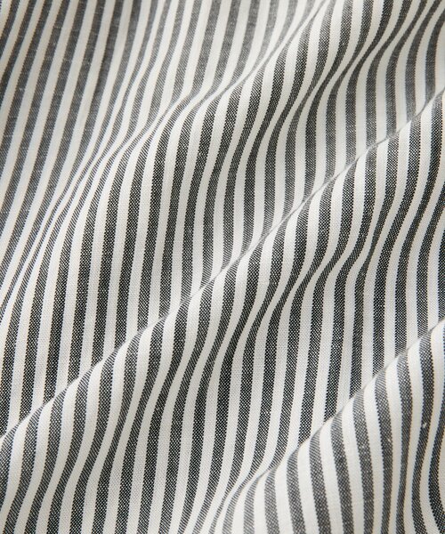 RIVE DROITE（リヴドロワ）の「【女性らしい抜け感】リネン混ストライプシャツ（シャツ/ブラウス・レディース・ブラック/ライトベージュ・FREE）」の22枚目の写真