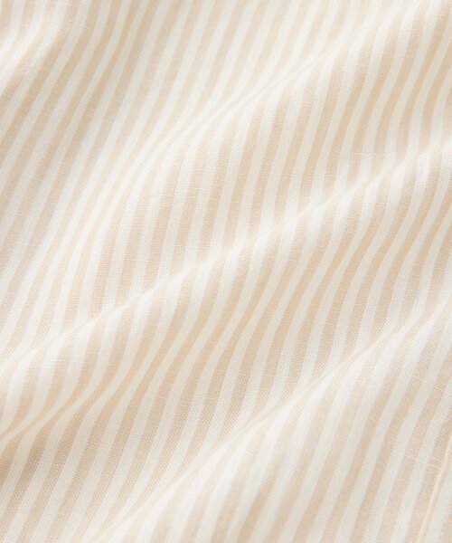 RIVE DROITE（リヴドロワ）の「【女性らしい抜け感】リネン混ストライプシャツ（シャツ/ブラウス・レディース・ブラック/ライトベージュ・FREE）」の10枚目の写真