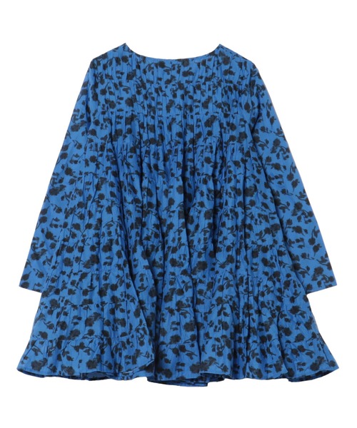 merlette(マーレット)の「Merlette / SOLIS PRINT(フラワープリントロングスリーブワンピース)(ワンピース・レディース・ブルー・34)」の2枚目の写真