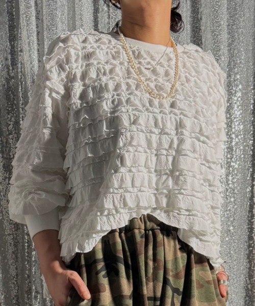 FRILL LONG T（Tシャツ/カットソー）｜PROVOKE （プロヴォーク）の