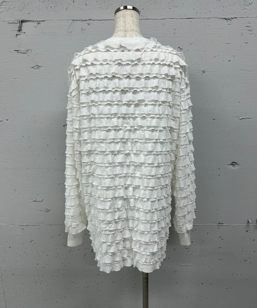 プロヴォーク　フリフリカットソー FRILL LONG T（Tシャツ/カットソー）｜PROVOKE （プロヴォーク）の