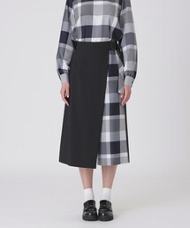 BLUE LABEL CRESTBRIDGE | 【一部店舗限定】パーシャルチェックガウチョパンツ(その他パンツ)