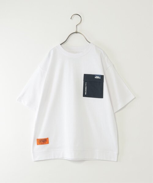 ikka(イッカ)の「【接触冷感】異素材ポケ付きTシャツ(120~160cm)(Tシャツ/カットソー・キッズ・ブラック/オリーブ/オフホワイト・120/130/140/150/160)」の10枚目の写真