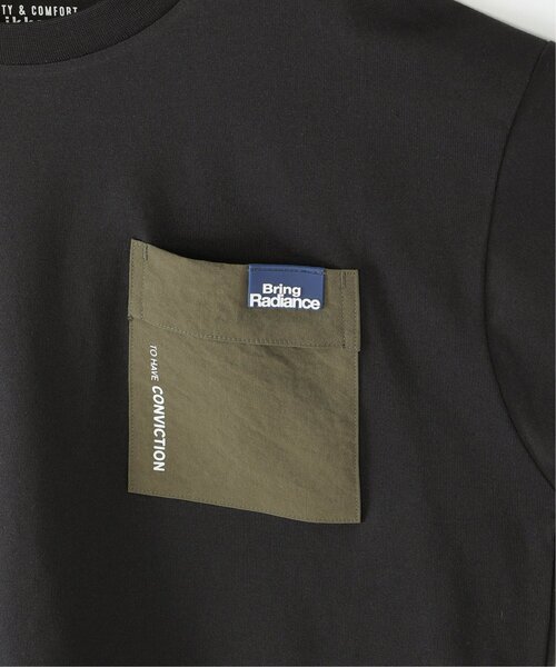 ikka(イッカ)の「【接触冷感】異素材ポケ付きTシャツ(120~160cm)(Tシャツ/カットソー・キッズ・ブラック/オリーブ/オフホワイト・120/130/140/150/160)」の16枚目の写真