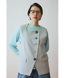 セール】HeRIN.CYE｜ヘリンドットサイのベスト（ブルー・ネイビー/青色