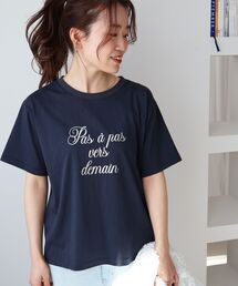 le.coeur blanc | ハクフレーズTシャツ(Tシャツ/カットソー)