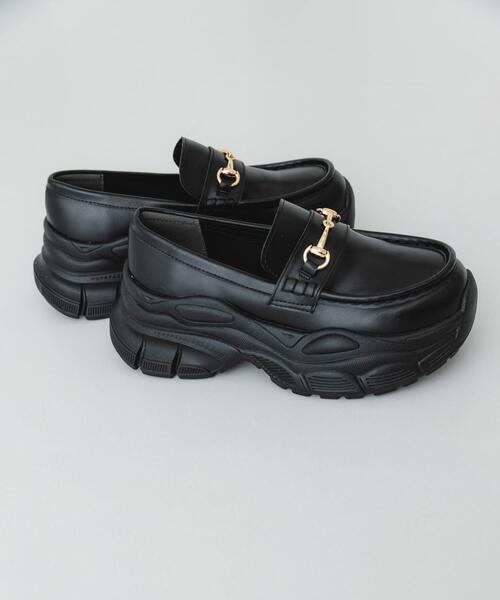 RODE SKO（ロデスコ）の「ボリュームソールビットローファー（ローファー・レディース・ブラウン/ブラック・38/36/37）」の2枚目の写真