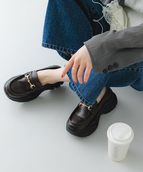 RODE SKO（ロデスコ）の「ボリュームソールビットローファー（ローファー・レディース・ブラウン/ブラック・38/36/37）」の21枚目の写真