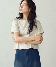 ボックスシルエット クロップド丈Ｔシャツ