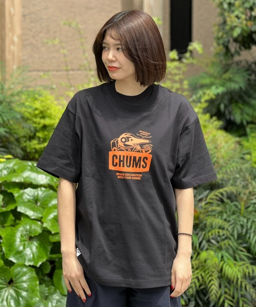 CHUMS(チャムス)の「【CHUMS】Space Booby T-Shirt(Tシャツ/カットソー・メンズ・グレー/ブルー/ブラック/ホワイト・X-LARGE/LARGE/MEDIUM)」の1枚目の写真