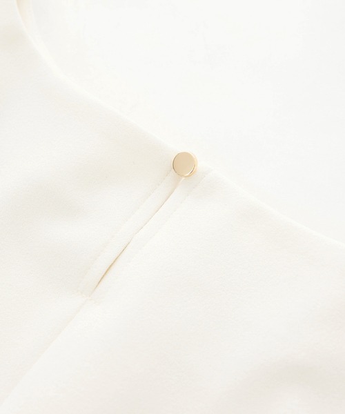 ROPE' PICNIC（ロペピクニック）の「カットジョーゼットハートネックペプラムプルオーバー（Tシャツ/カットソー・レディース・キナリ/ネイビー・FREE）」の22枚目の写真