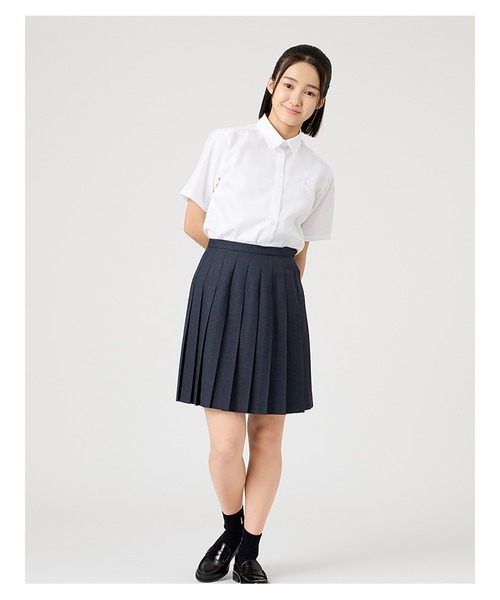 EASTBOY(イーストボーイ)の「シャツ 半袖 ブラウス ミント女神 スクール 制服 通学 中学生 高校生(シャツ/ブラウス・キッズ・ホワイト・13号/9号/11号/7号)」の6枚目の写真