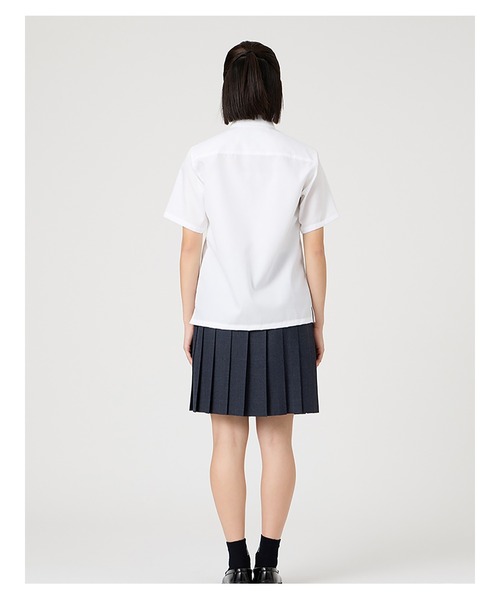 EASTBOY(イーストボーイ)の「シャツ 半袖 ブラウス ミント女神 スクール 制服 通学 中学生 高校生(シャツ/ブラウス・キッズ・ホワイト・13号/9号/11号/7号)」の9枚目の写真