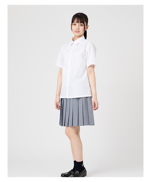 EASTBOY(イーストボーイ)の「シャツ 半袖 ブラウス ミント女神 スクール 制服 通学 中学生 高校生(シャツ/ブラウス・キッズ・ホワイト・13号/9号/11号/7号)」の14枚目の写真