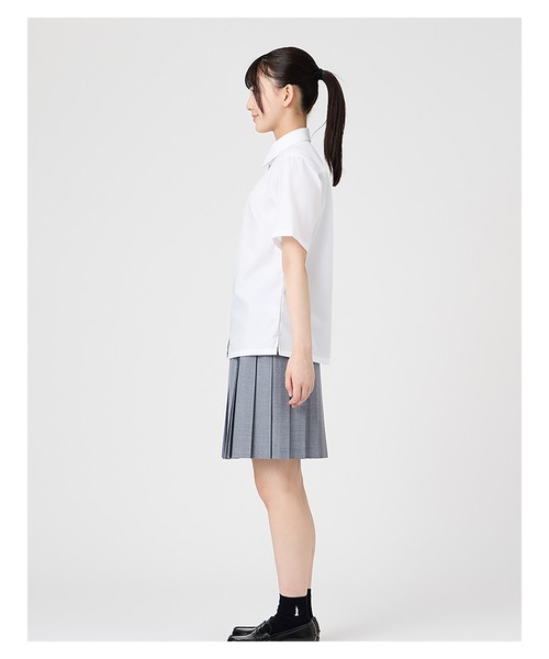 EASTBOY(イーストボーイ)の「シャツ 半袖 ブラウス ミント女神 スクール 制服 通学 中学生 高校生(シャツ/ブラウス・キッズ・ホワイト・13号/9号/11号/7号)」の15枚目の写真