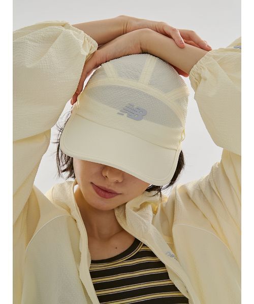 momomake 帽子 New Balance for emmi】マルチファンクションキャップ（キャップ