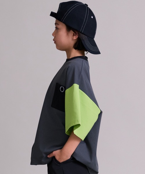 PAIRMANON STREET（ペアマノンストリート）の「【マルチファンクション】吸水速乾 ポケット 半袖 Tシャツ【PAIRMANON STREET】（Tシャツ/カットソー・キッズ・ホワイト系その他/パープル系その他/チャコールグレー/ブラック系その他/ブラック/グレー系その他・100/110/120/130/140/150/160）」の19枚目の写真