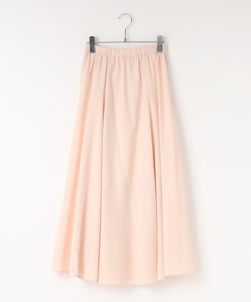 LOWRYS FARM（ローリーズファーム）の「リネンフレアスカート 637551（スカート・レディース・ピンク/ブラウン/ブラック/アイボリー・LARGE/MEDIUM）」の4枚目の写真