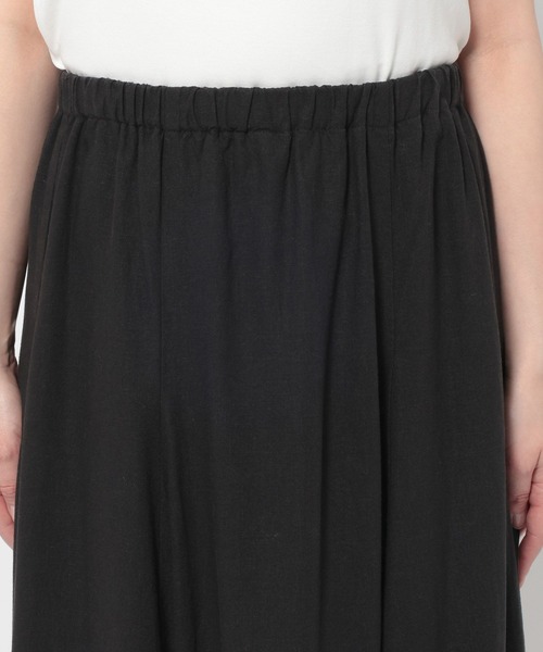 LOWRYS FARM（ローリーズファーム）の「リネンフレアスカート 637551（スカート・レディース・ピンク/ブラウン/ブラック/アイボリー・LARGE/MEDIUM）」の8枚目の写真