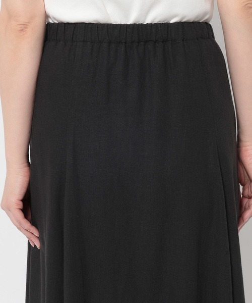 LOWRYS FARM（ローリーズファーム）の「リネンフレアスカート 637551（スカート・レディース・ピンク/ブラウン/ブラック/アイボリー・LARGE/MEDIUM）」の10枚目の写真