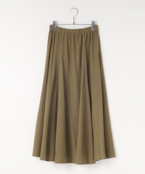 LOWRYS FARM（ローリーズファーム）の「リネンフレアスカート 637551（スカート・レディース・ピンク/ブラウン/ブラック/アイボリー・LARGE/MEDIUM）」の19枚目の写真