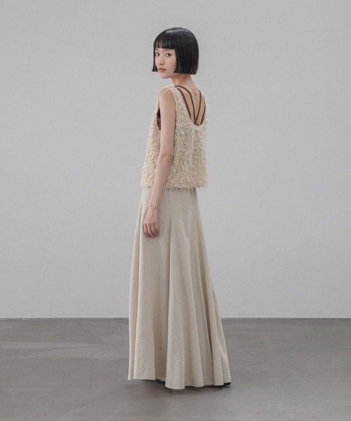 LOWRYS FARM（ローリーズファーム）の「リネンフレアスカート 637551（スカート・レディース・ピンク/ブラウン/ブラック/アイボリー・LARGE/MEDIUM）」の22枚目の写真