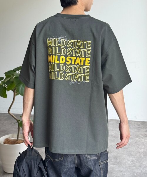 CPCM(シーピーシーエム)の「アソートバック刺繍T(Tシャツ/カットソー・メンズ・チャコールグレー/ホワイト系その他2/ネイビー/ブラック/ホワイト系その他3/グリーン/ホワイト/ホワイト系その他・MEDIUM/LARGE/X-LARGE)」の7枚目の写真
