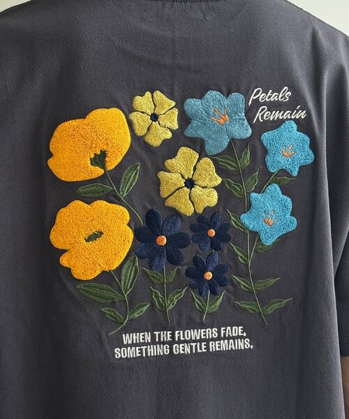 CPCM(シーピーシーエム)の「アソートバック刺繍T(Tシャツ/カットソー・メンズ・チャコールグレー/ホワイト系その他2/ネイビー/ブラック/ホワイト系その他3/グリーン/ホワイト/ホワイト系その他・MEDIUM/LARGE/X-LARGE)」の19枚目の写真