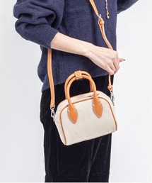 Jolie Joli（ジョリージョリ）の「【Jolie Joli/ジョリージョリ】デニム　ミニ ボストンバッグ　ショルダーバッグ ハンドバッグ（ショルダーバッグ）」