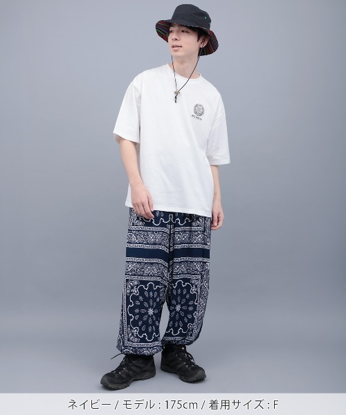 チチカカ(チチカカ)の「総柄バルーン パンツ(その他パンツ・レディース・イエロー/ネイビー/グリーン・FREE)」の6枚目の写真